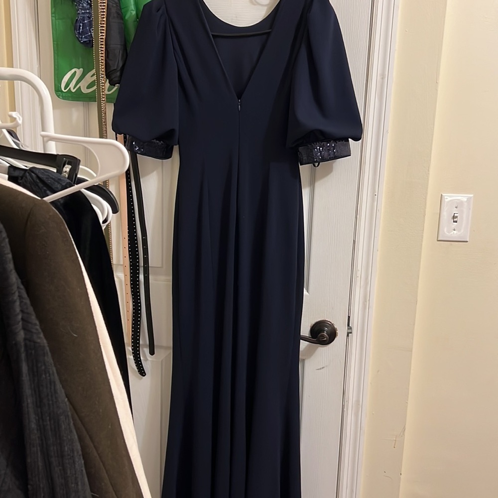 Shoulder Ruffle Gown - Picture 4 of 6